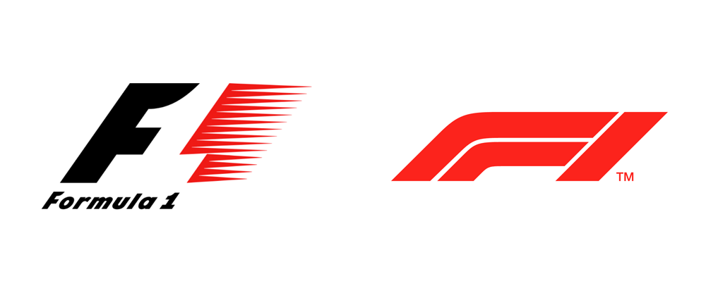 运动品牌设计-深圳VI设计-F1世界一级方程式启用全新品牌标志